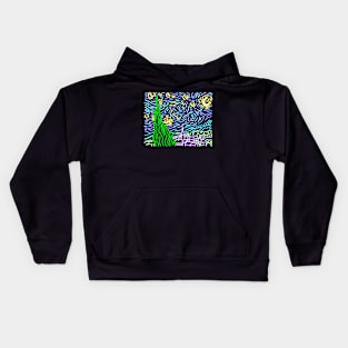 Starry Night Kids Hoodie